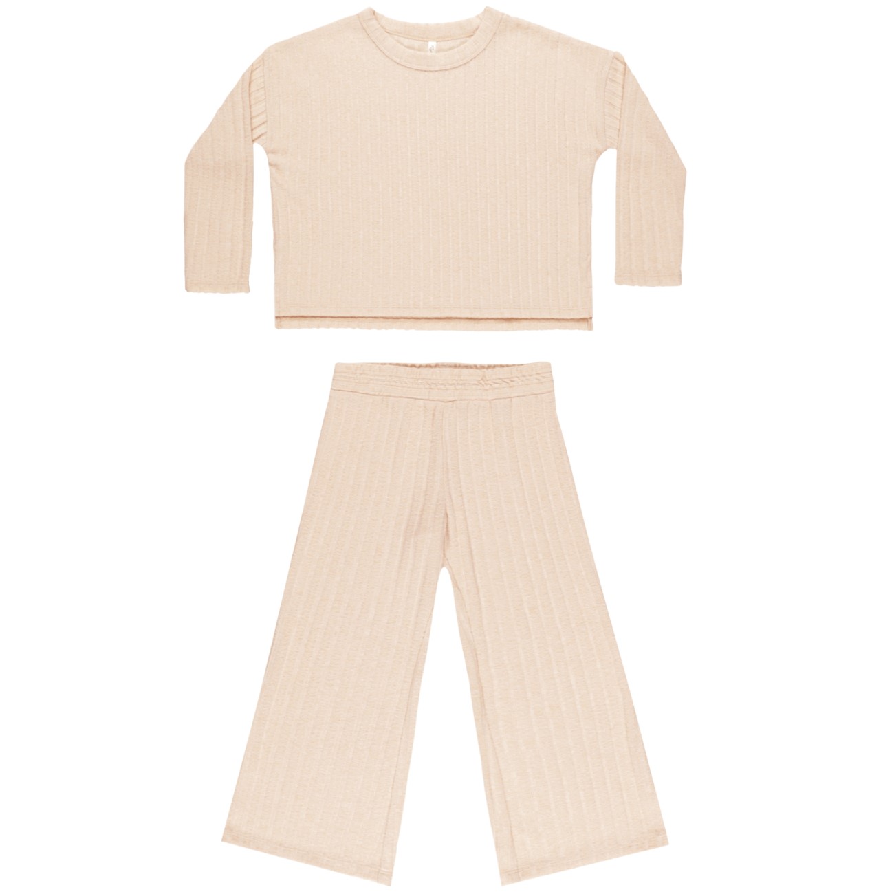 Cozy Rib Knit Set | Shell
