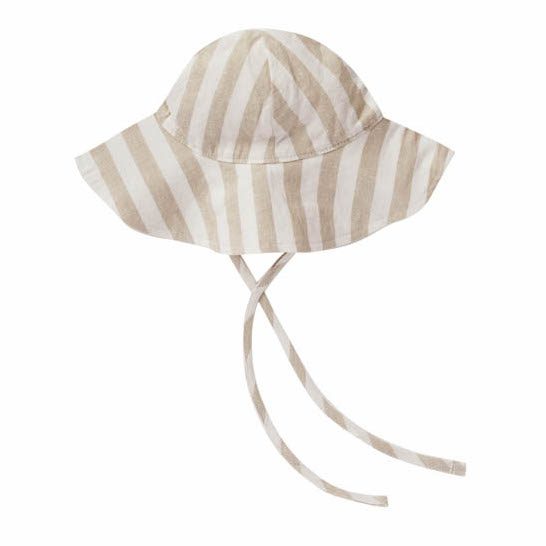 Floppy Sun Hat | Grey Stripe