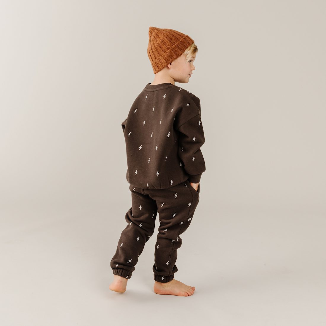 Fleece Sweatshirt & Jogger Pants | Lightning Bolt