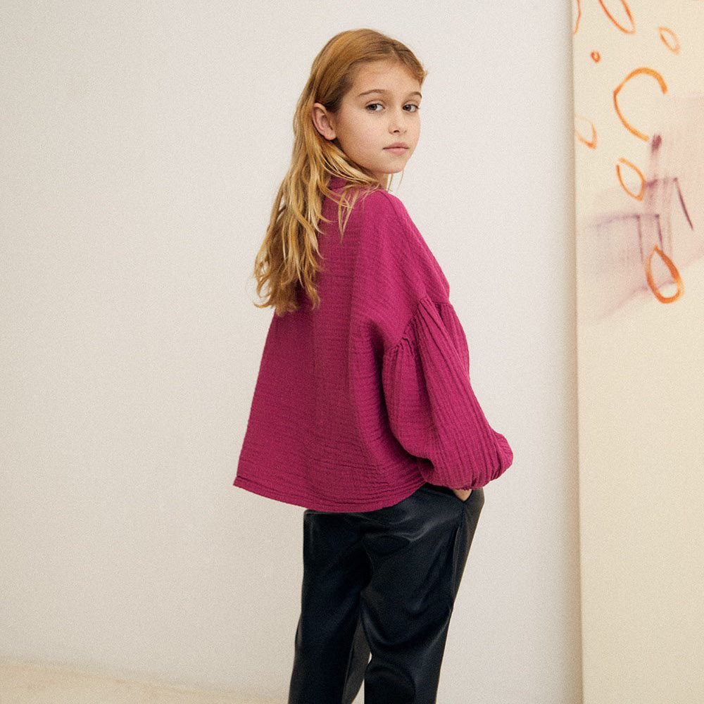 Olivia Blouse Bougainvillea