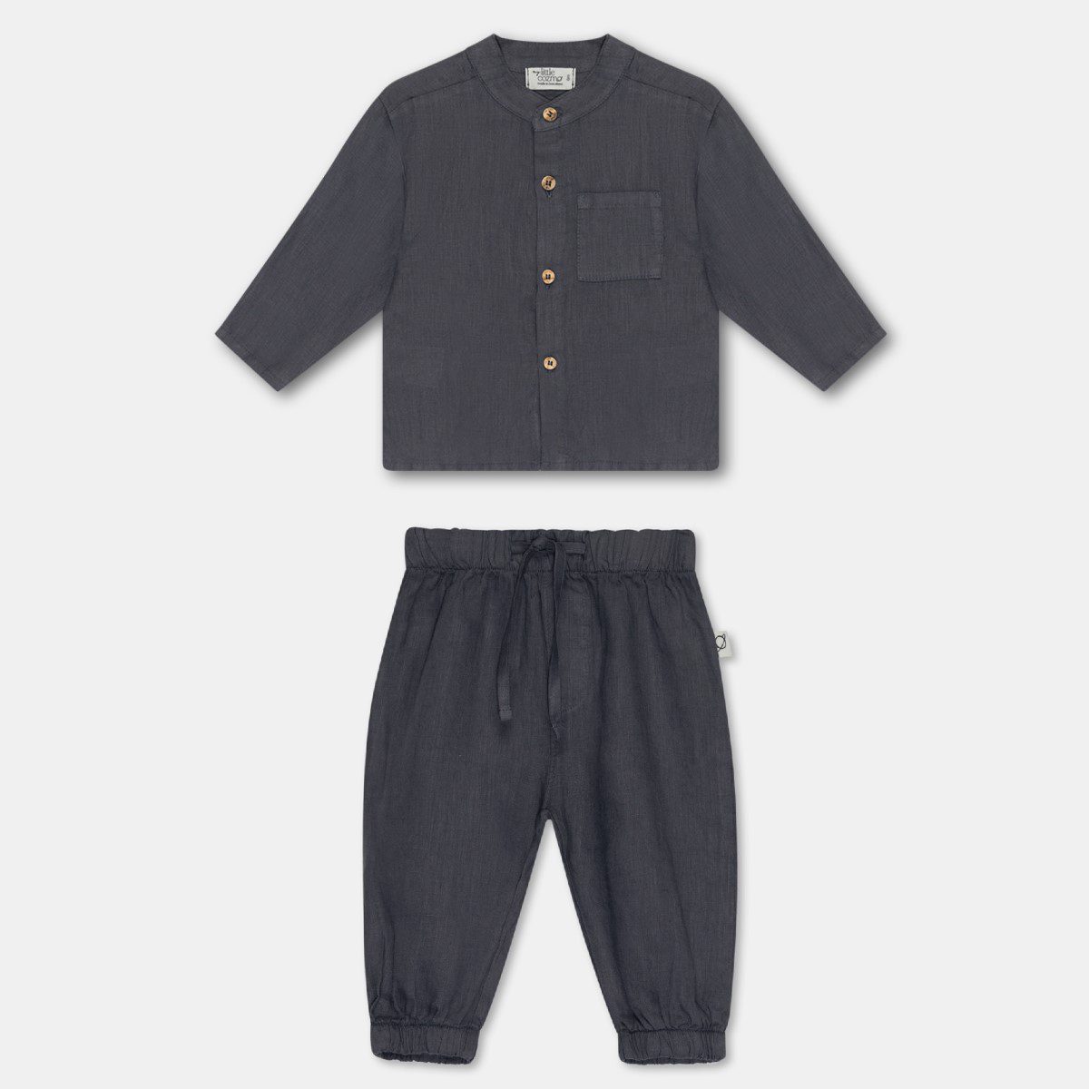 Justin Linen Shirt & Rob Linen Pants | Anthrarcite