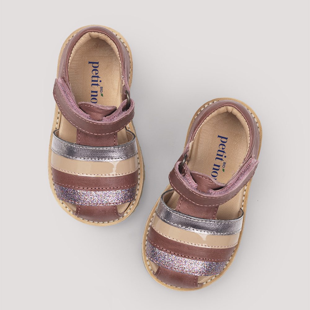 Rainbow Sandal | Berry