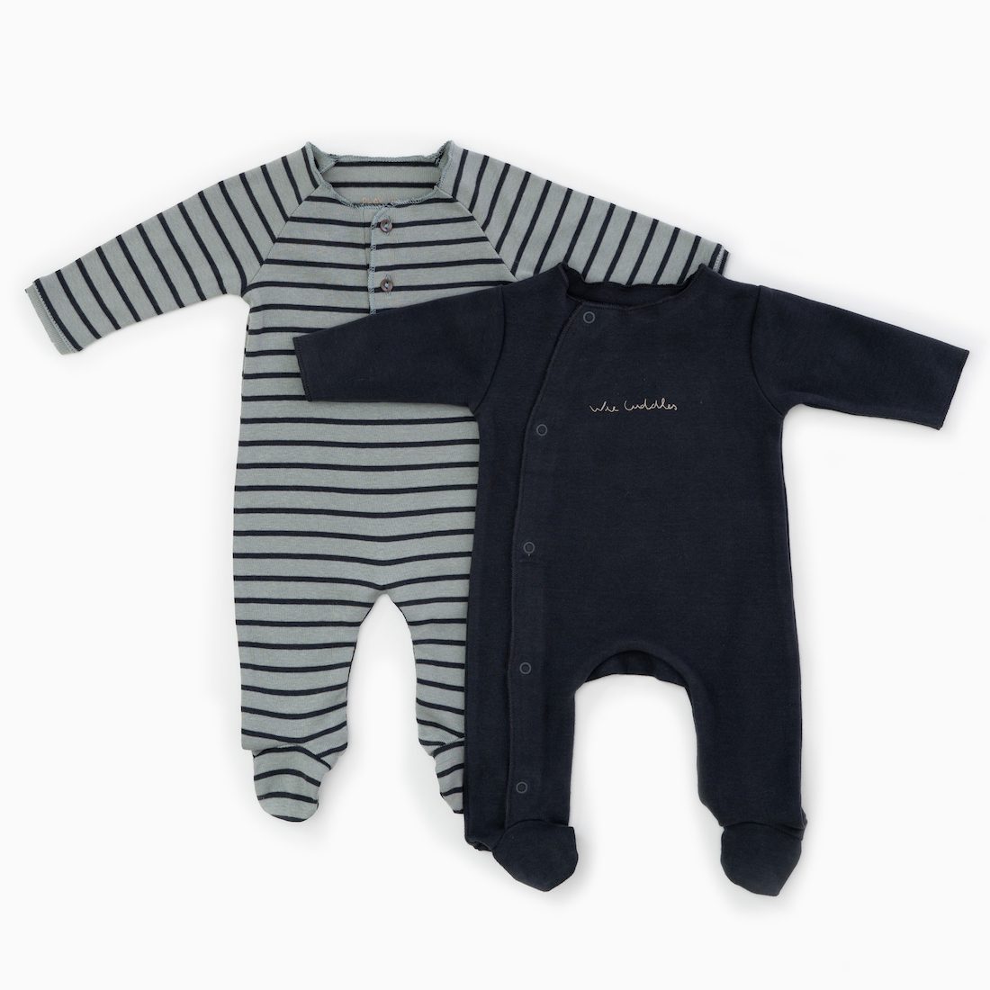 Rasp Tree Striped Rib Baby Grow Set
