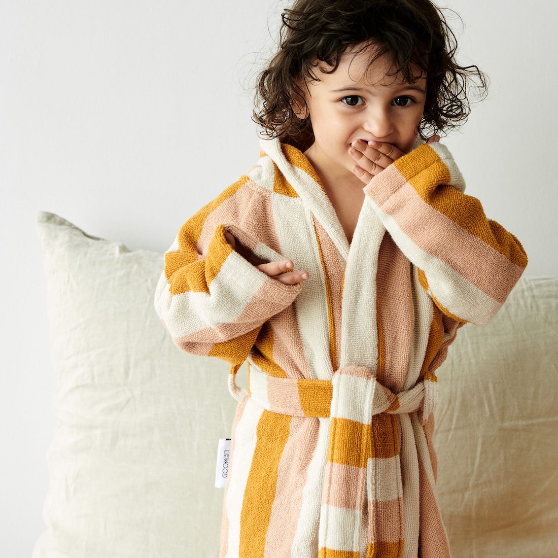 Reggie Bathrobe | Peach/Sandy/Yellow Mellow