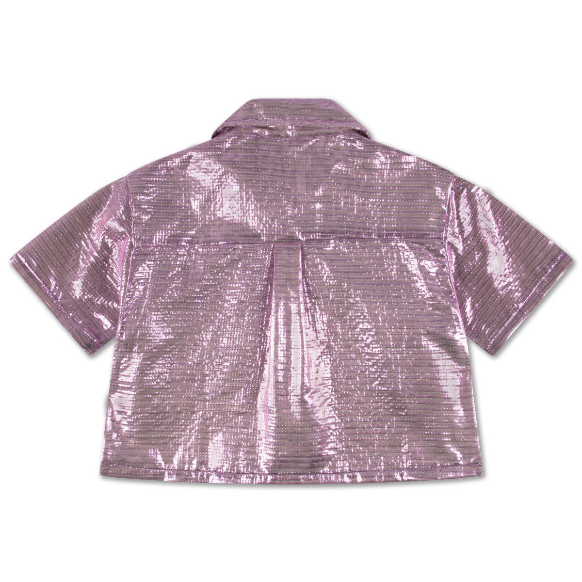 Cropped Boxy Shirt | Sparkling Violet