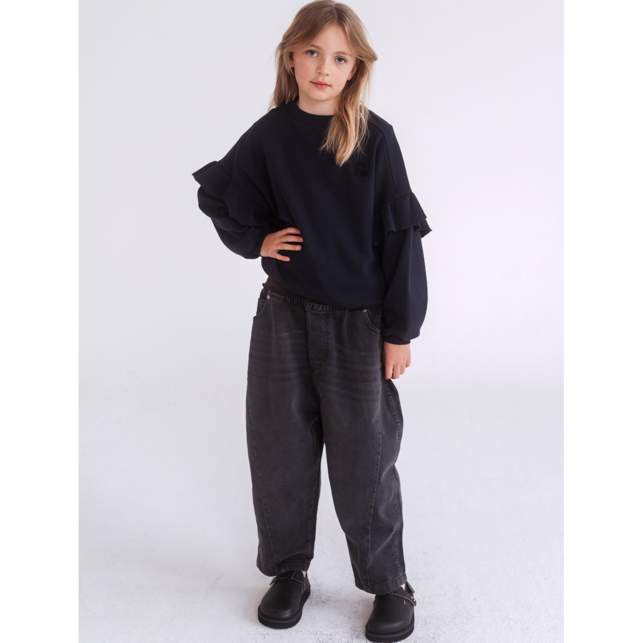 Wide Pant | Medium Grey