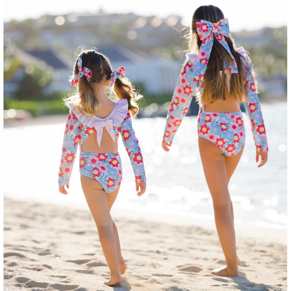 Retro Flowers Rashguard