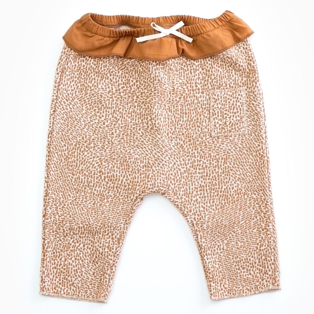 Rib Top Oregon Pine & Jacquard Trousers Raw