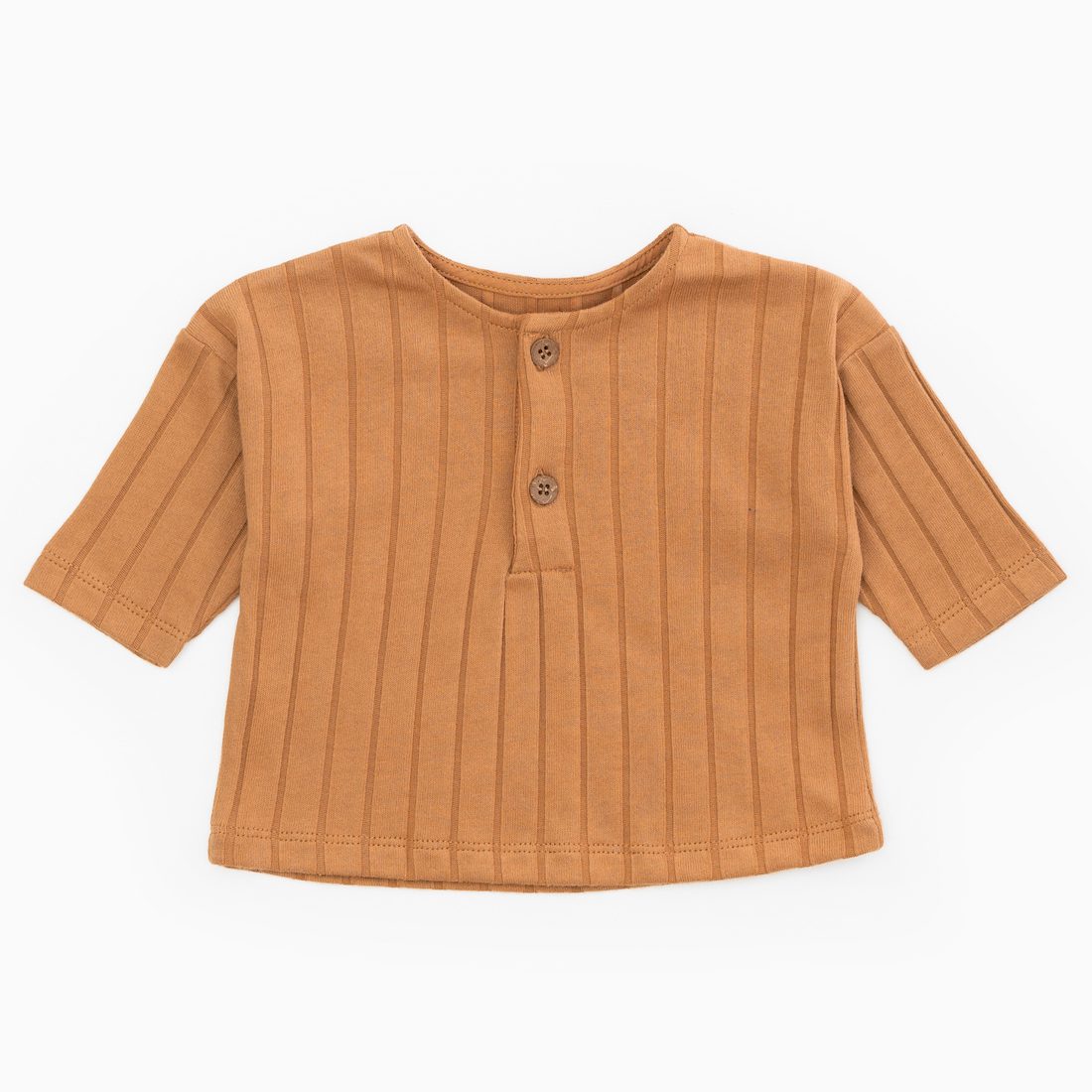 Rib Top Oregon Pine & Jacquard Trousers Raw