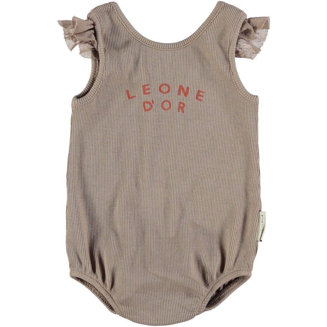 Ribbed Body Nut W/ 'Leone D'or' Print