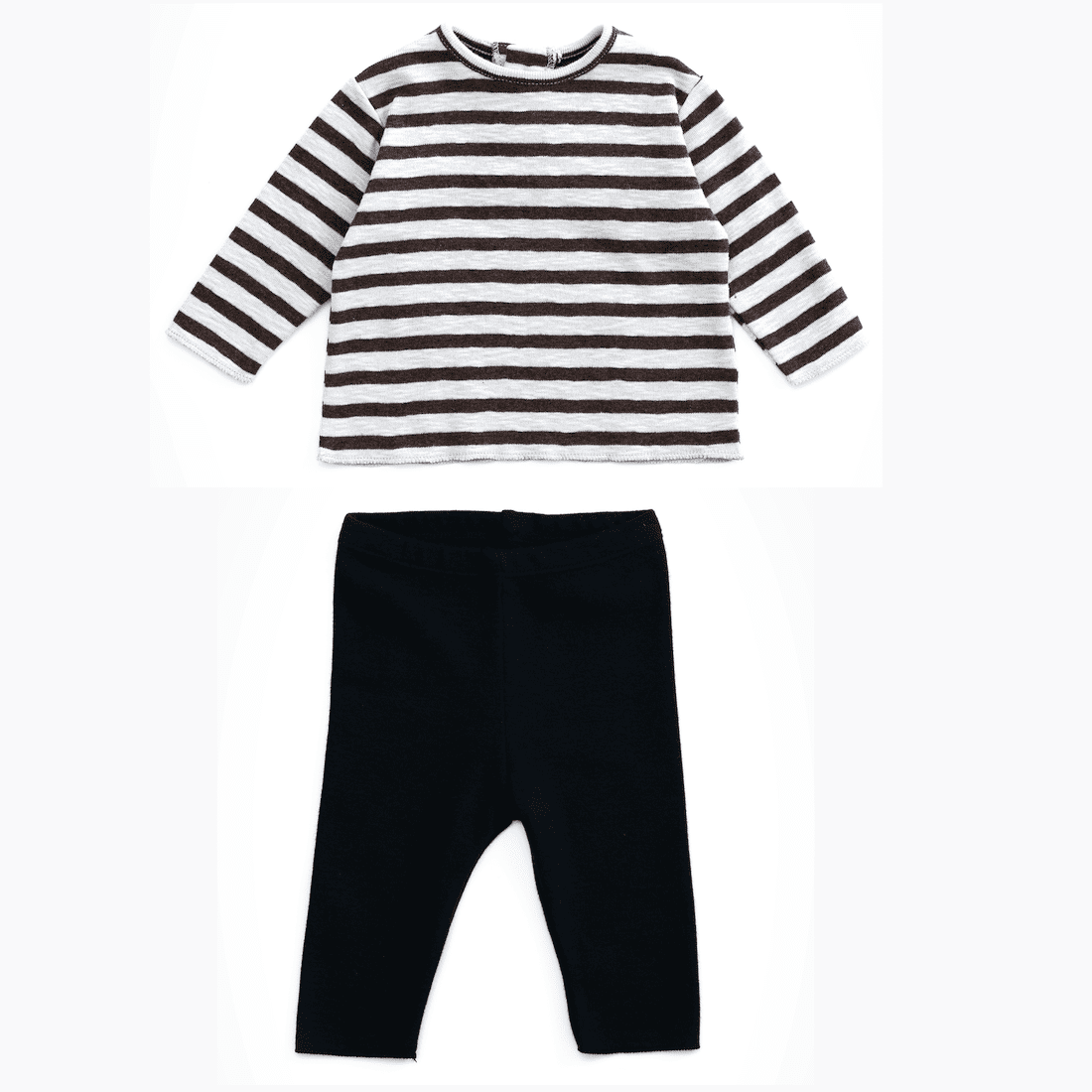 Ricardo Striped Ribbed Top & Ruler Ribbed Leggings