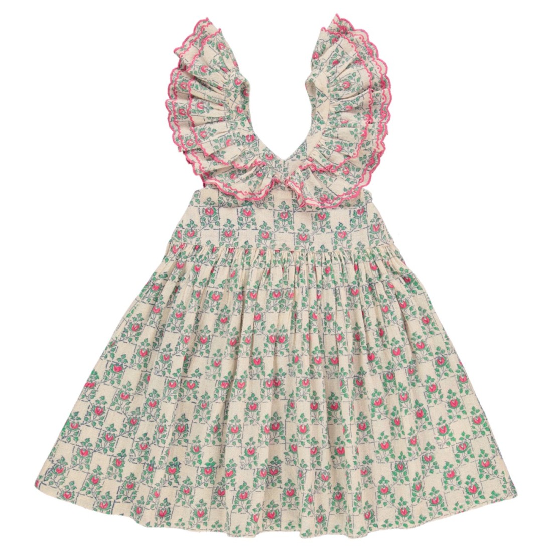 Rosella Dress | Rapunzel Blockprint