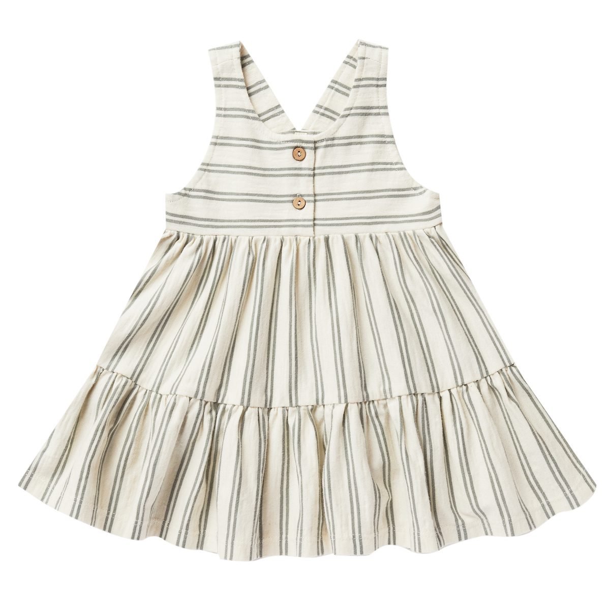 Ruby Swing Dress | Aqua Stripe