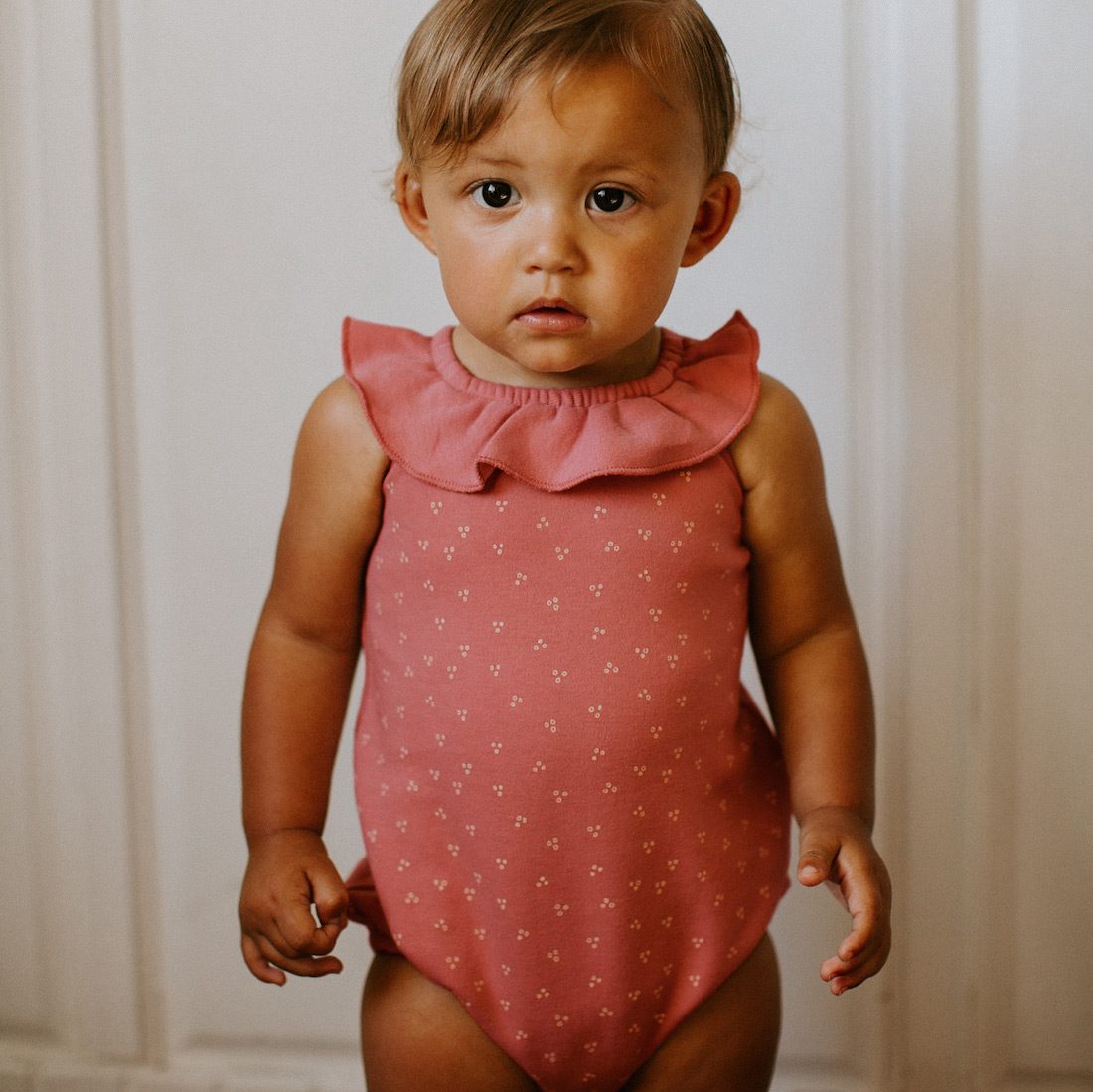 Ruffle Bodysuit & Bloomer | Rosewater