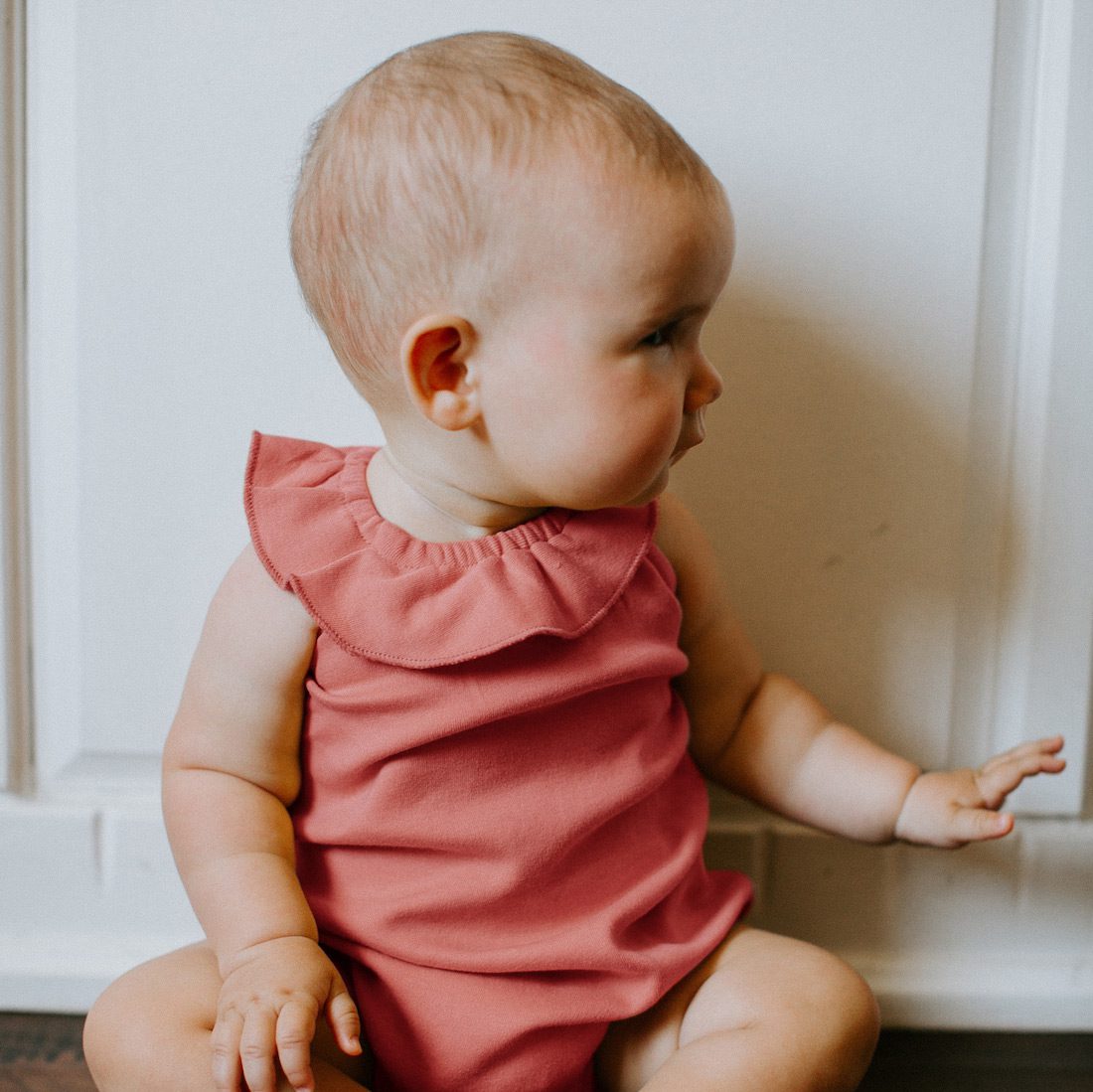 Ruffle Bodysuit & Bloomer | Sienna Dots