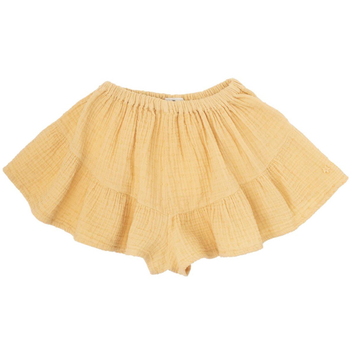 Plumeti Cropped Blouse & Short | Yellow
