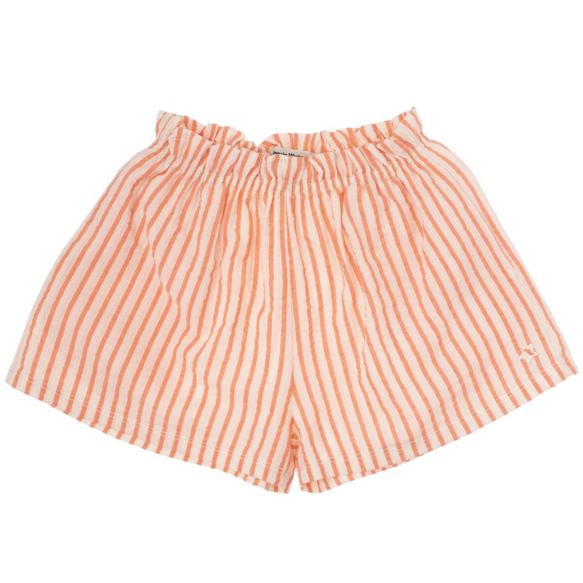 Say Cheese Polaroid T-Shirt & Striped Short | Off-White/Pink