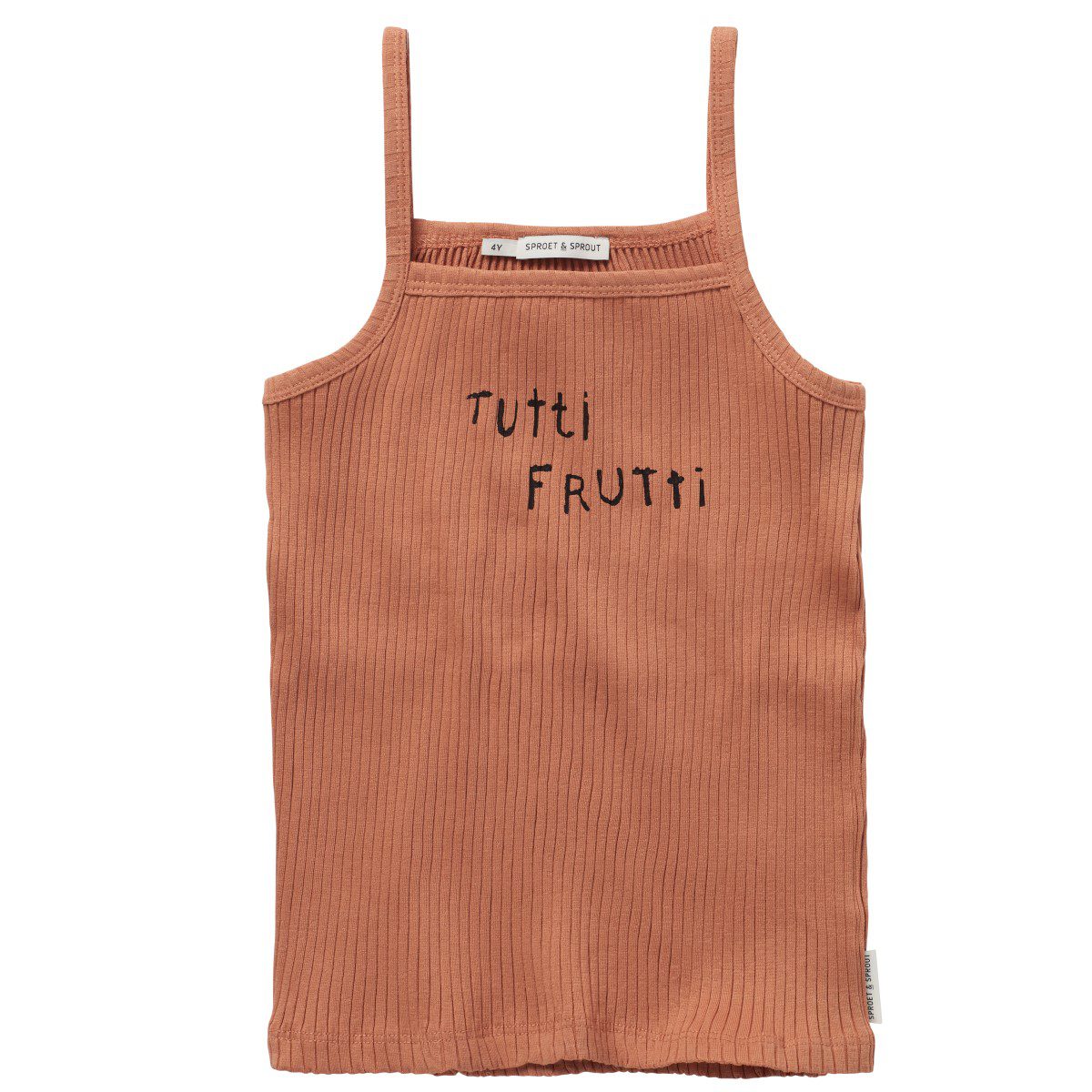 Strap Rib Tutti Frutti & Ruffle Shorts | Set