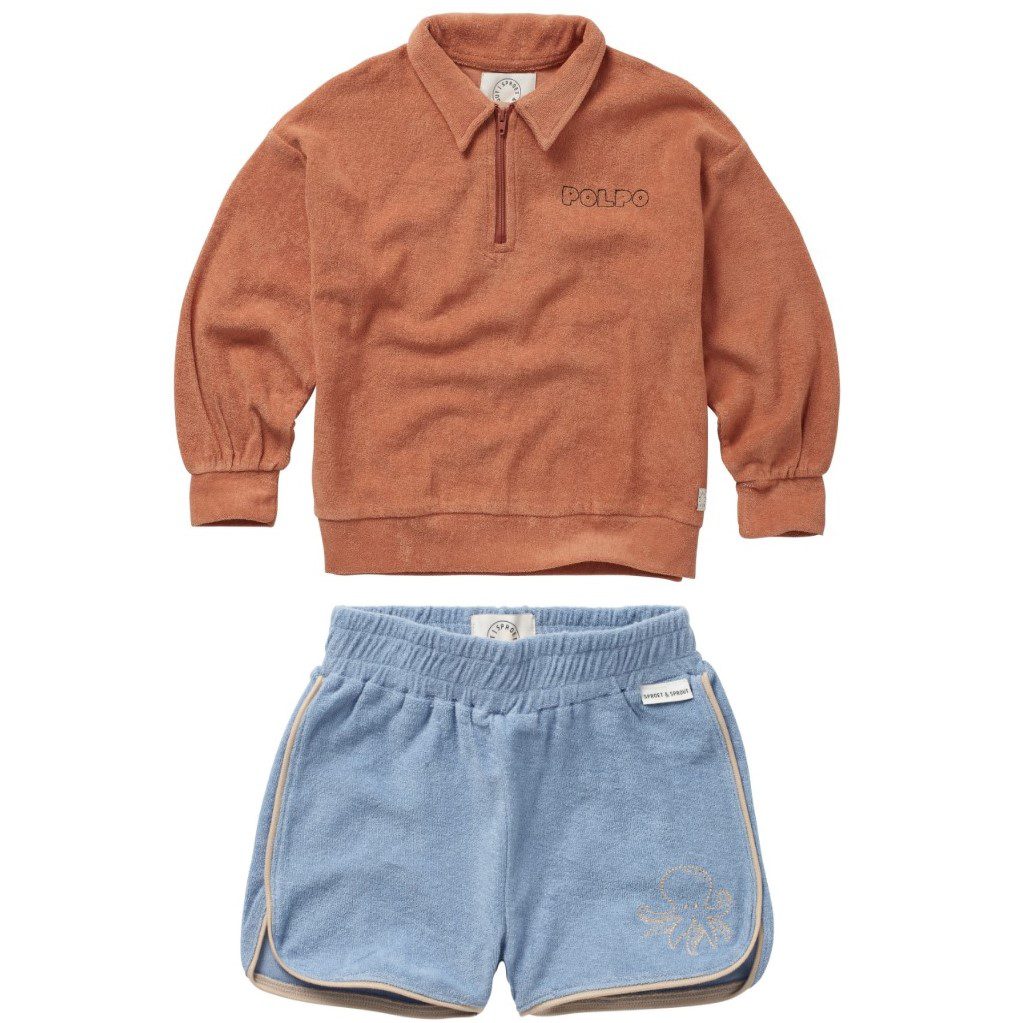 Sweatshirt & Octopus Sport Short | Set