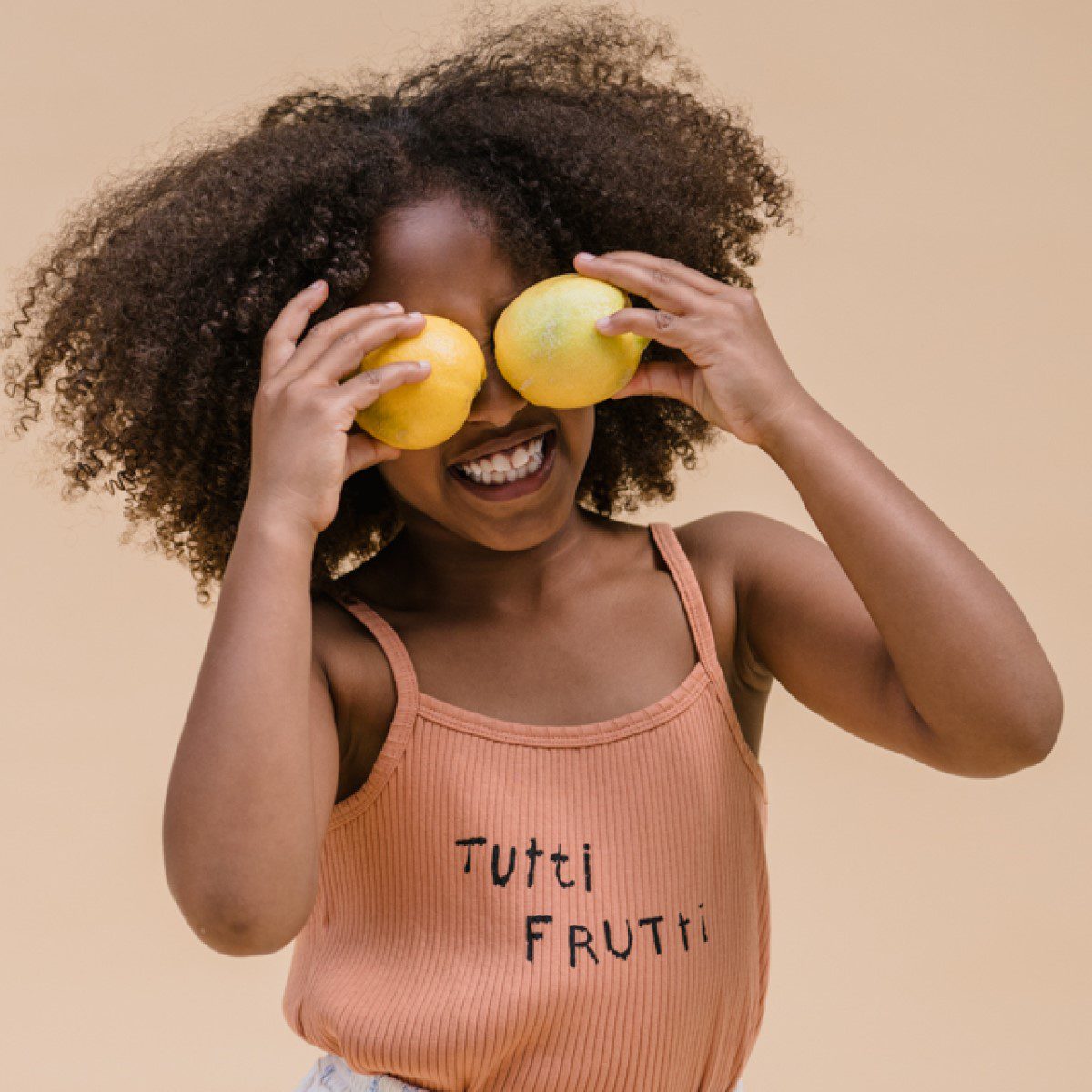 Strap Rib Tutti Frutti & Ruffle Shorts | Set