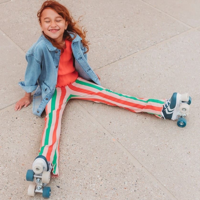 Flare Leggings Stripe Print