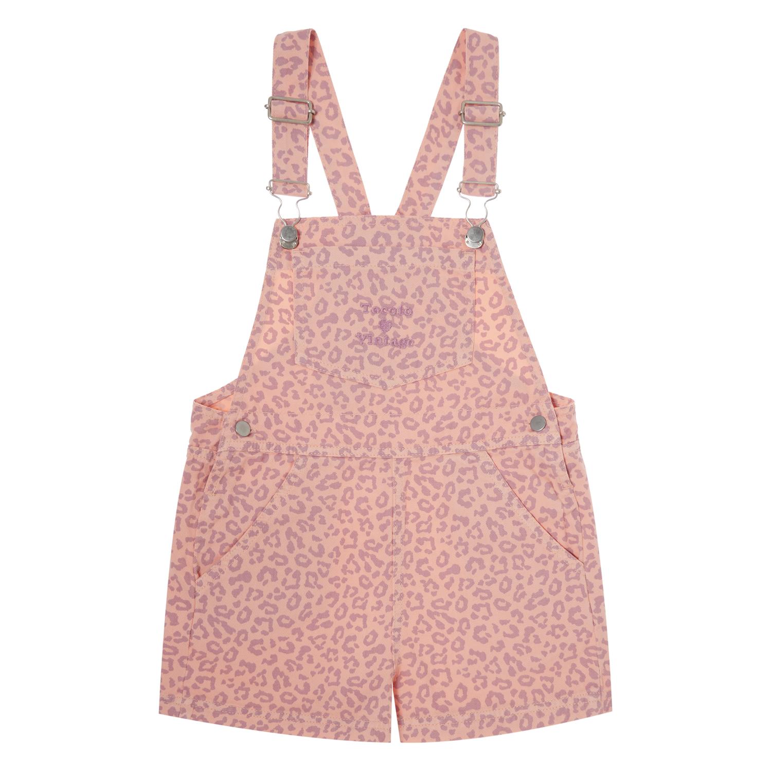 Twill Animal Print Overall