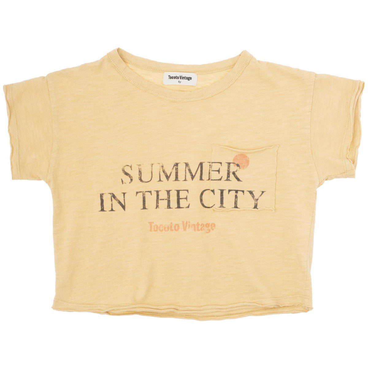 Summer In The City T-Shirt & Striped Short | Yellow