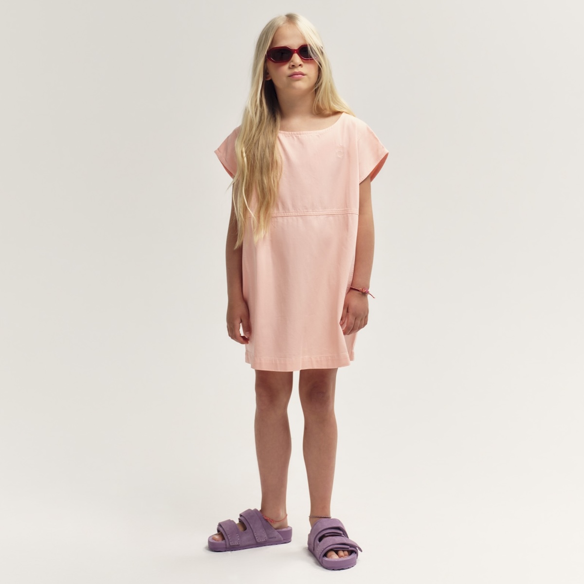 Woven Tank Dress | Peach