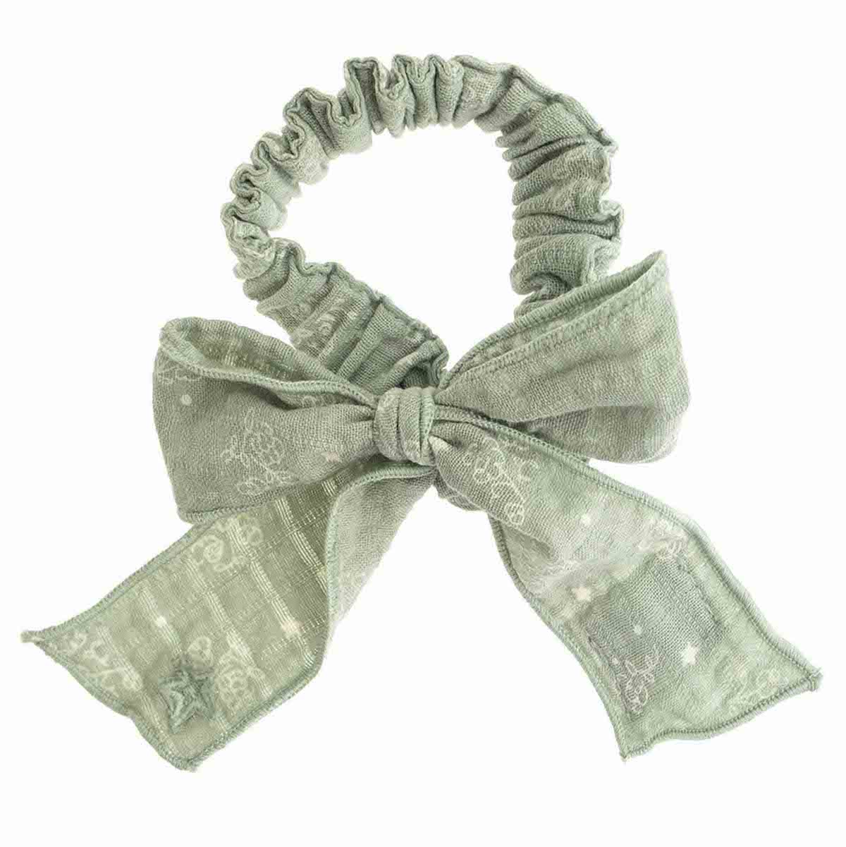 Flowers Scrunchie | Green