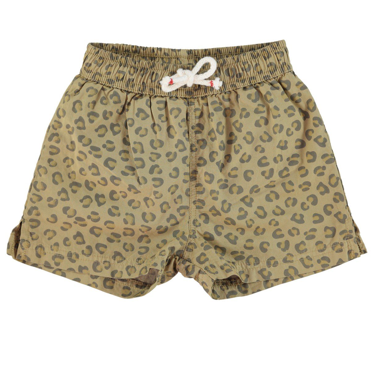 Swim Shorts | Khaki W/ Animal Print