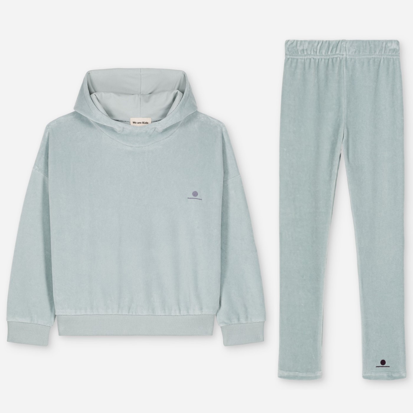 Sweater Sacha Velvet & Legging Nour Velvet | Ice Blue