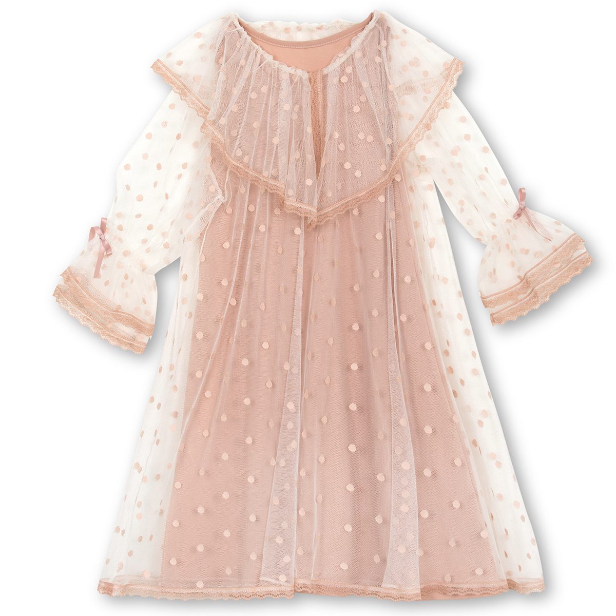 Sandra Tulle Nightdress| Blush