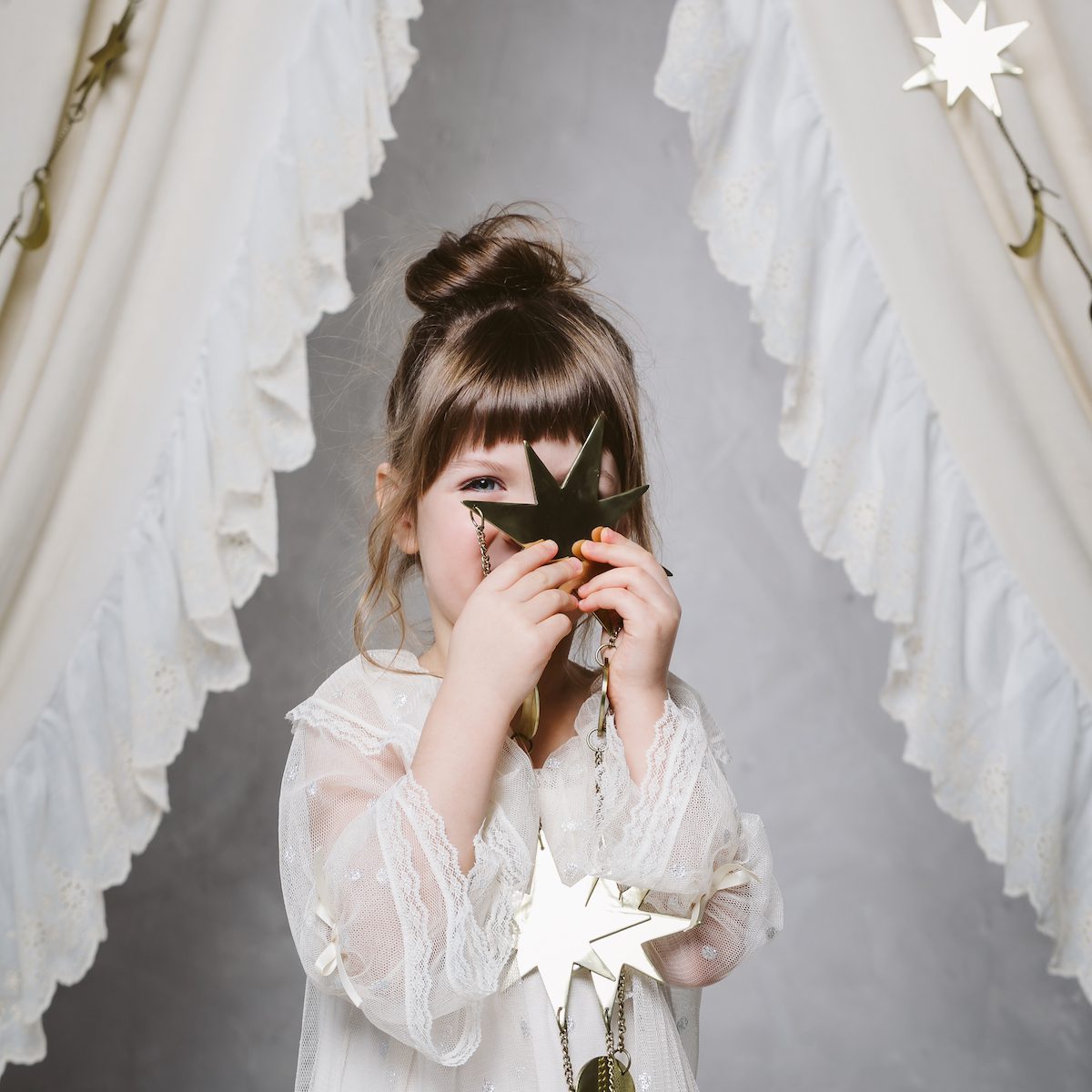 Sandra Tulle Nightdress| Ivory