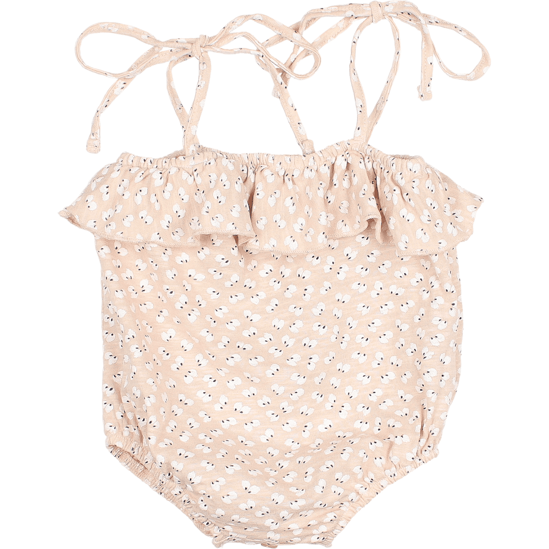 Seed Cotton Flame Romper | Rose