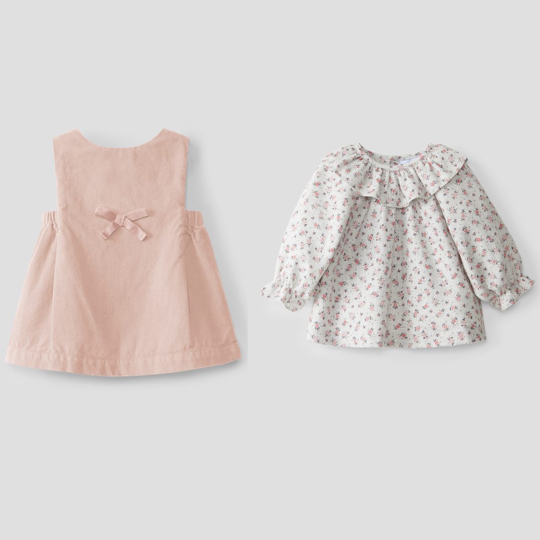 Dress & Flannel Floral Blouse