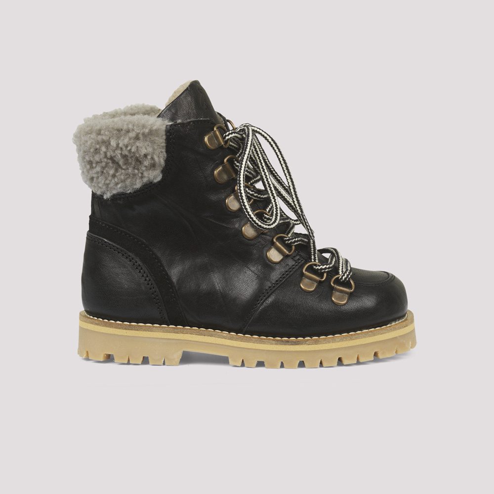 Shearling Winter Boot Black