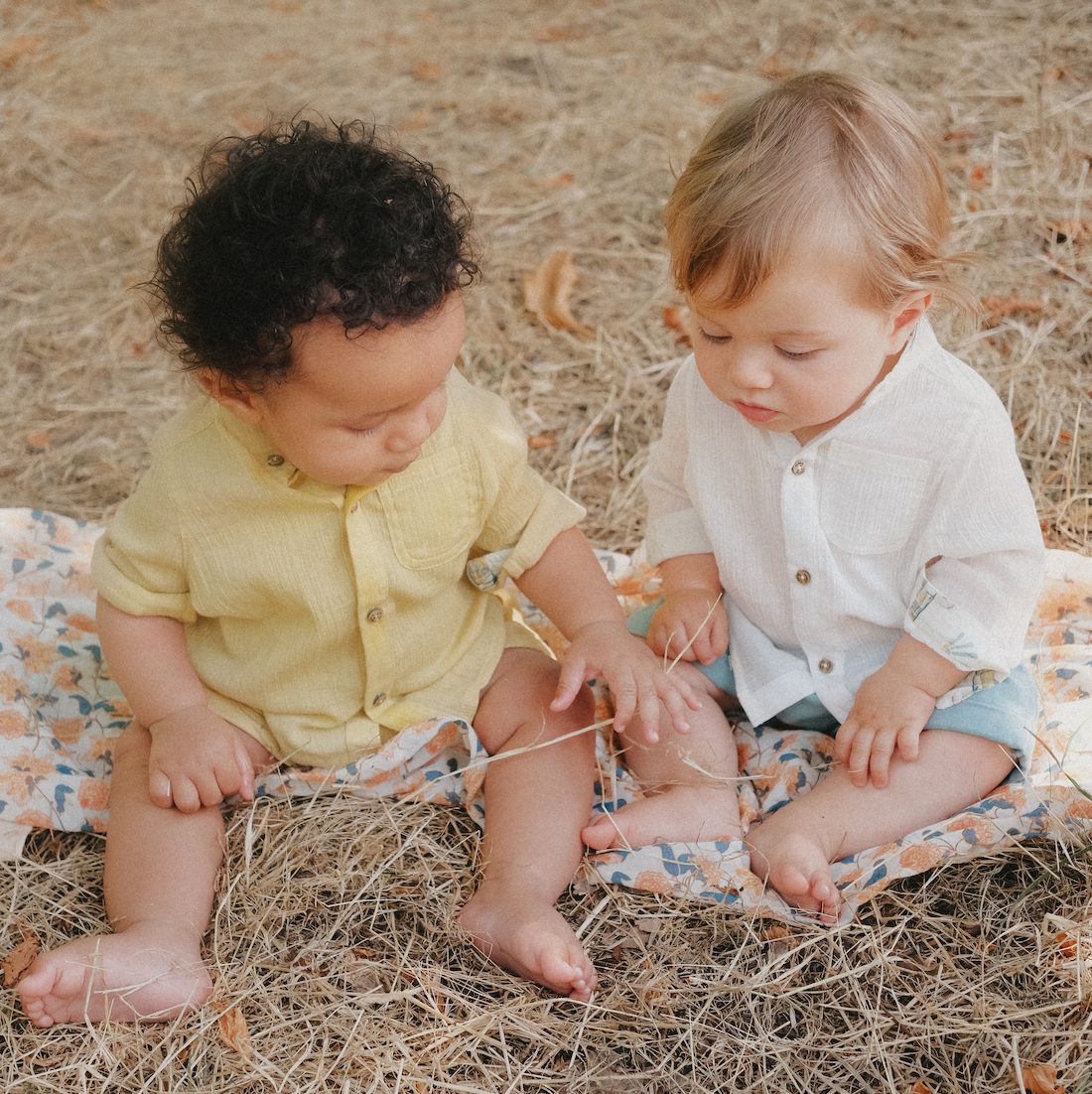 Shorts Aliki Off-White Hawaii & Shirt Almond Soft Honey