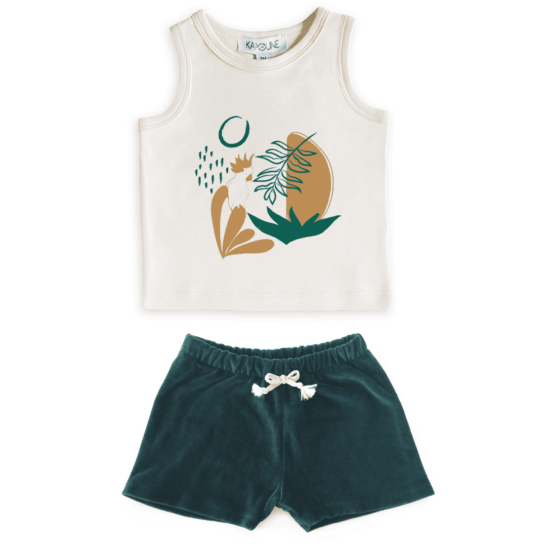 Shorts & Top | Green
