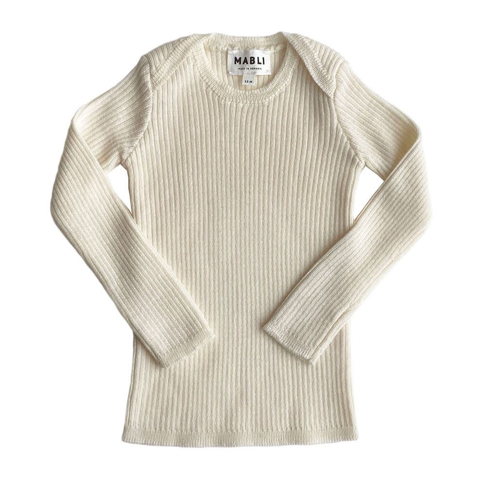 Slate Blue Cocoa Caio Dungarees & Ivory Sylfaen Skinny Rib