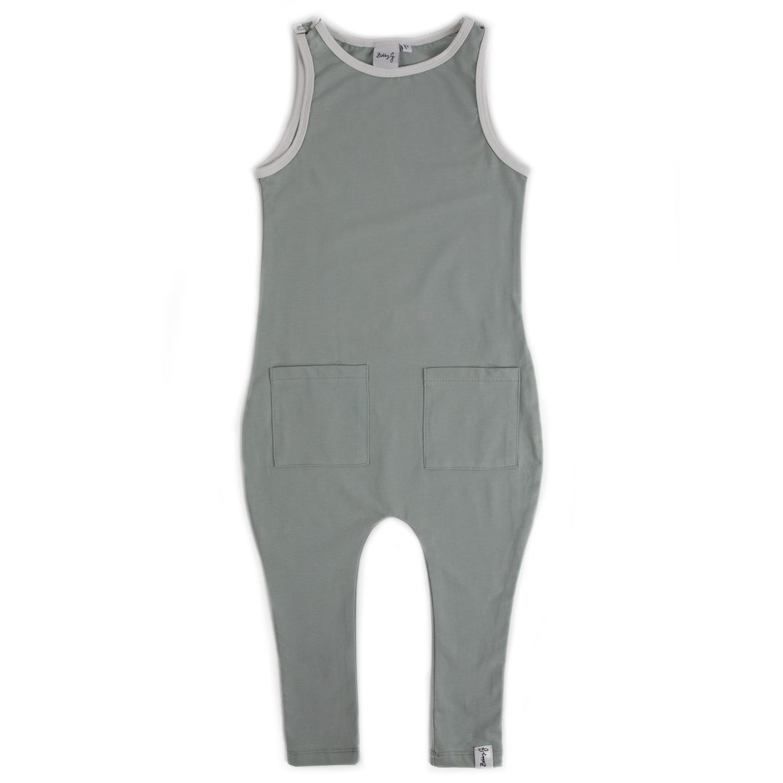 Sleeveless Romper | Sea Foam Blue