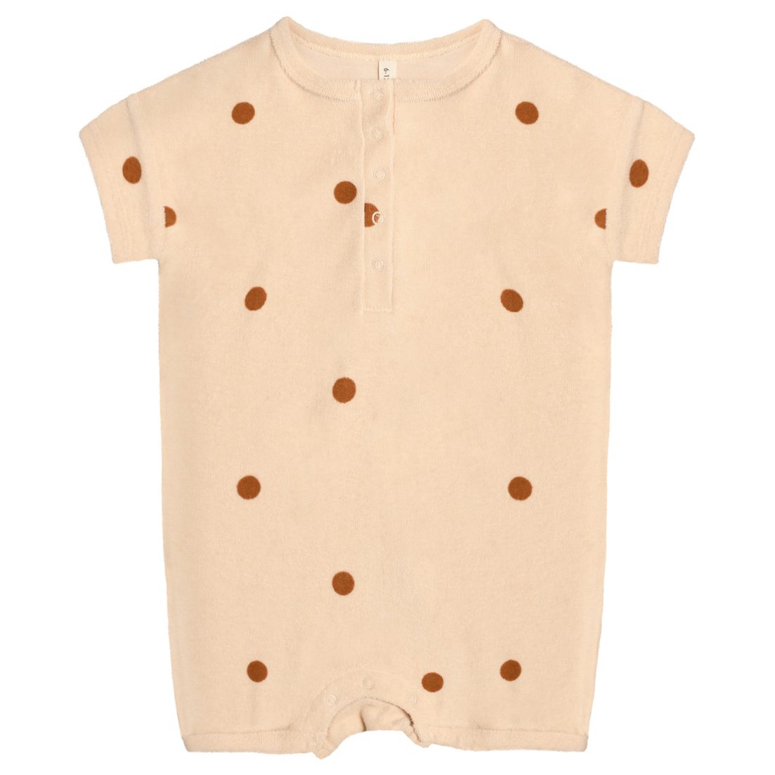 Spice Dots Terry Beach Romper