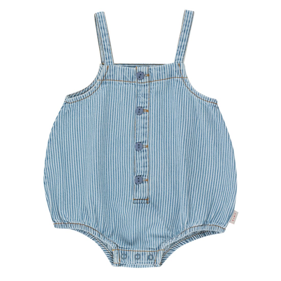 Striped Denim Balloon Body