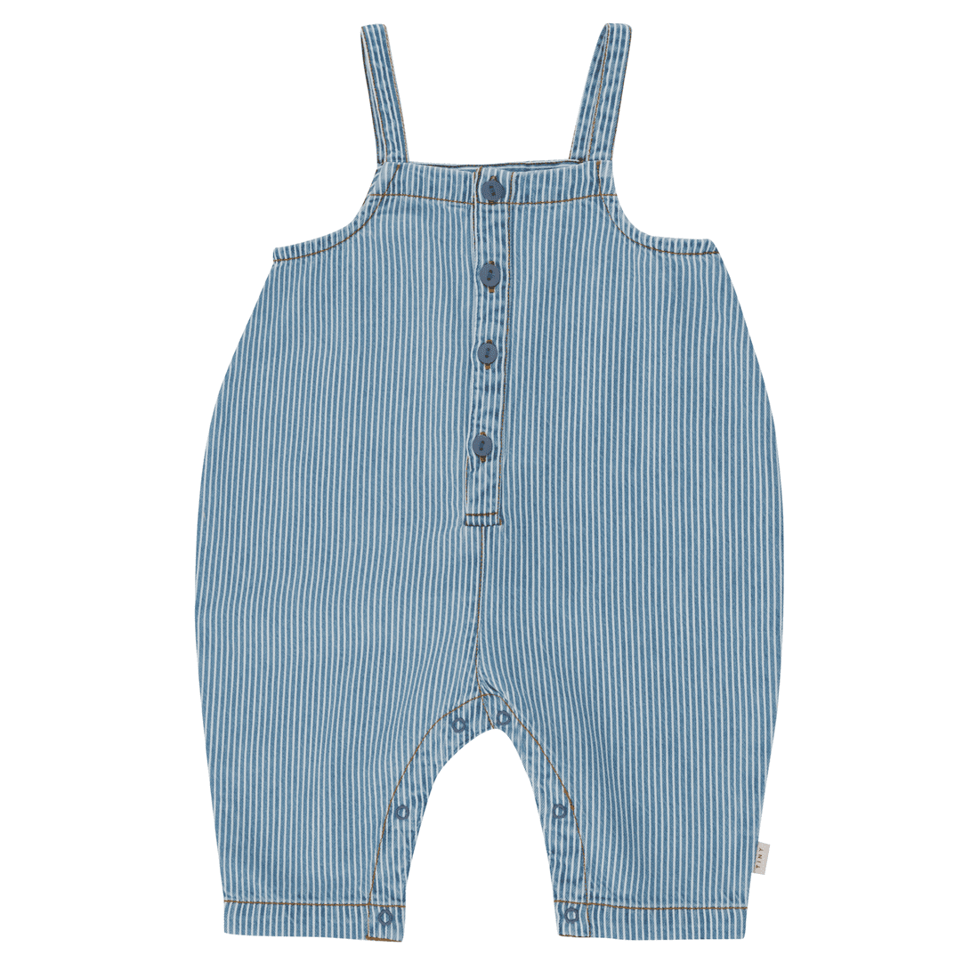 Striped Denim Dungaree