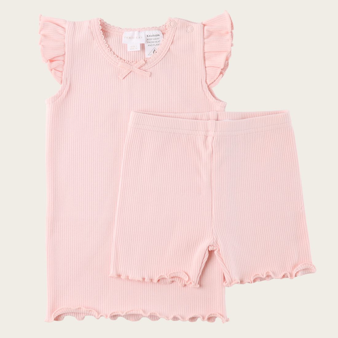 Summer Pyjama Set | Peach Blossom
