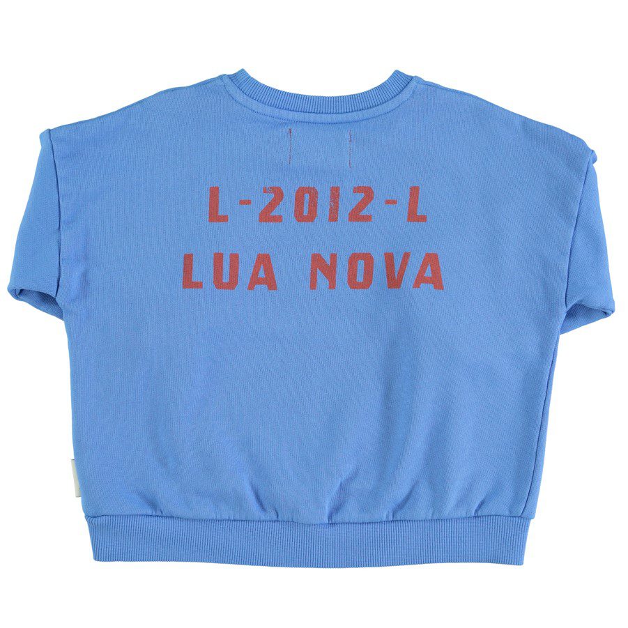 Sweatshirt | Blue W/ Multicolor Circle Print