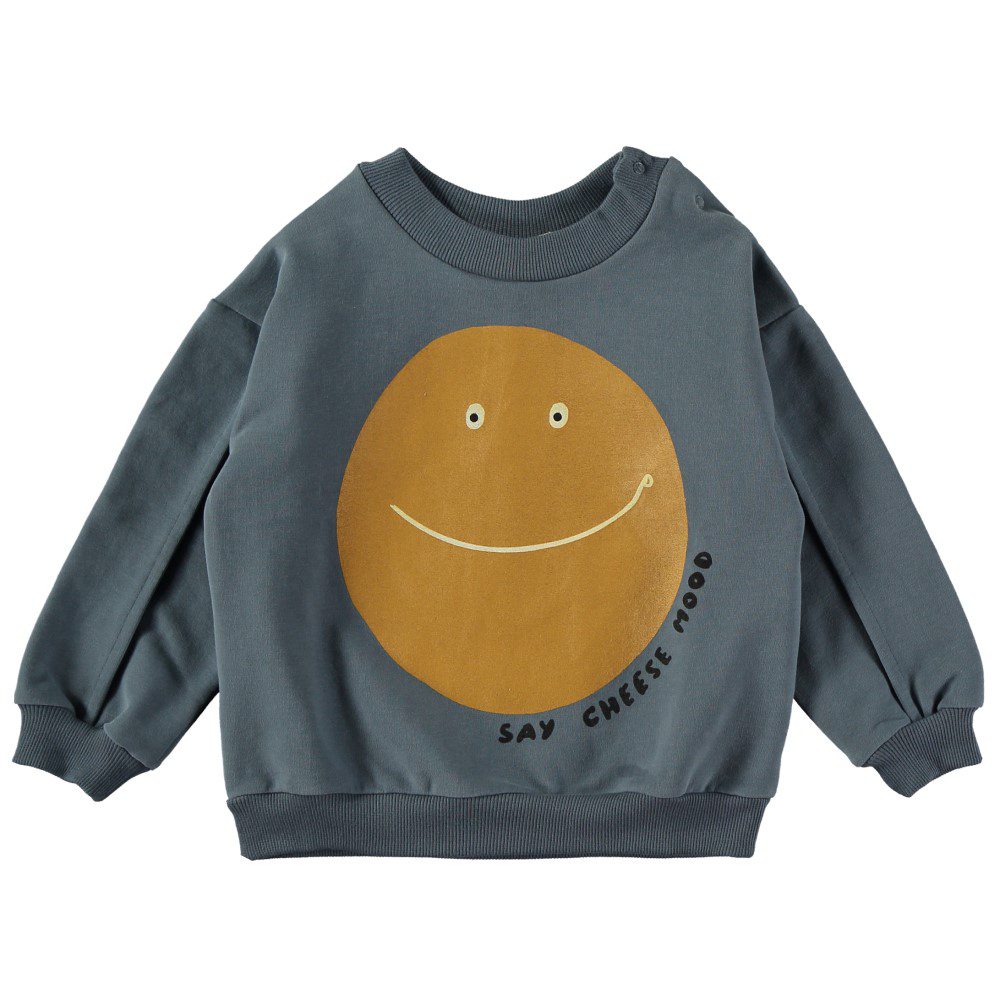 'Say Cheese' Sweatshirt | Storm Blue