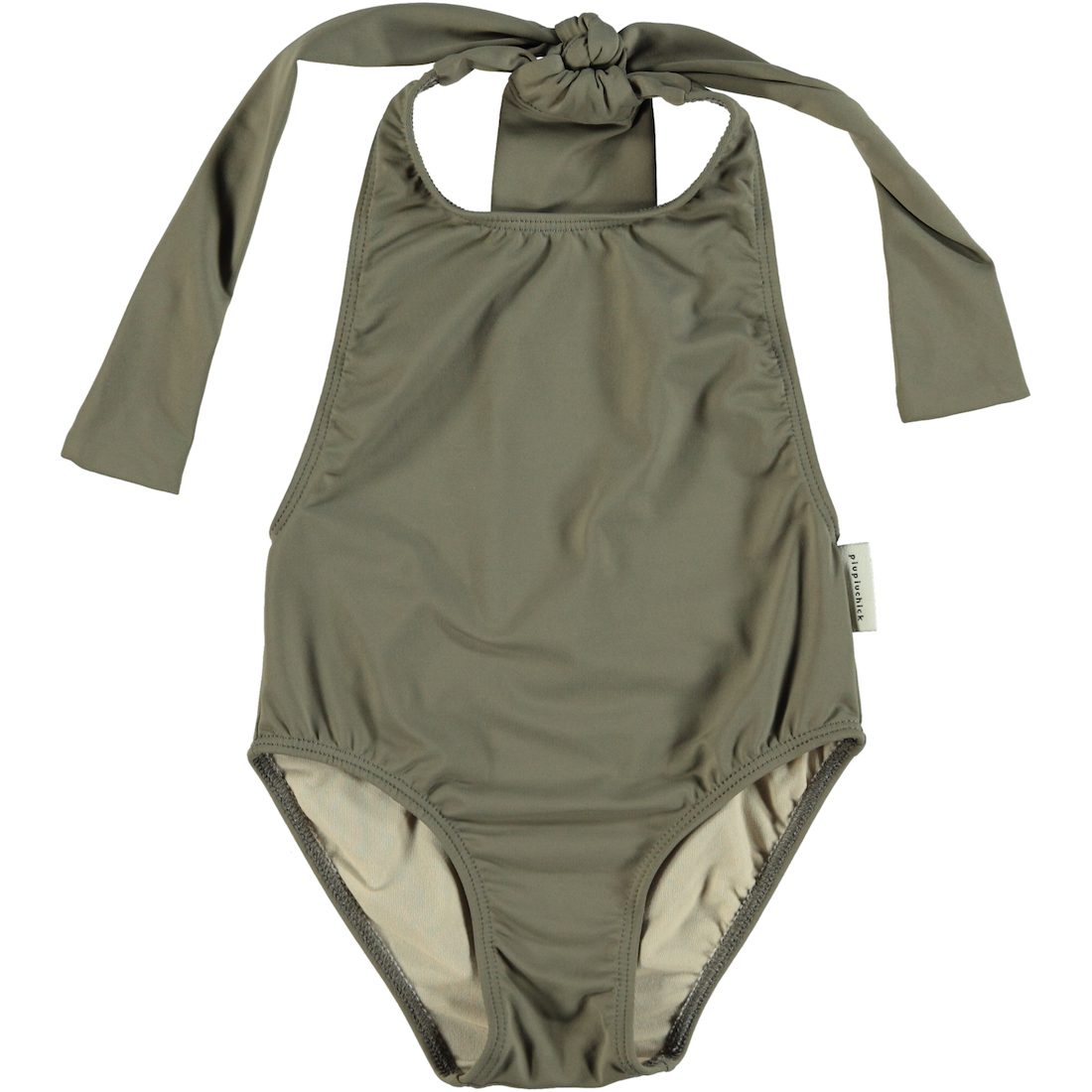 Swimsuit W/ Back Bow | Taupe