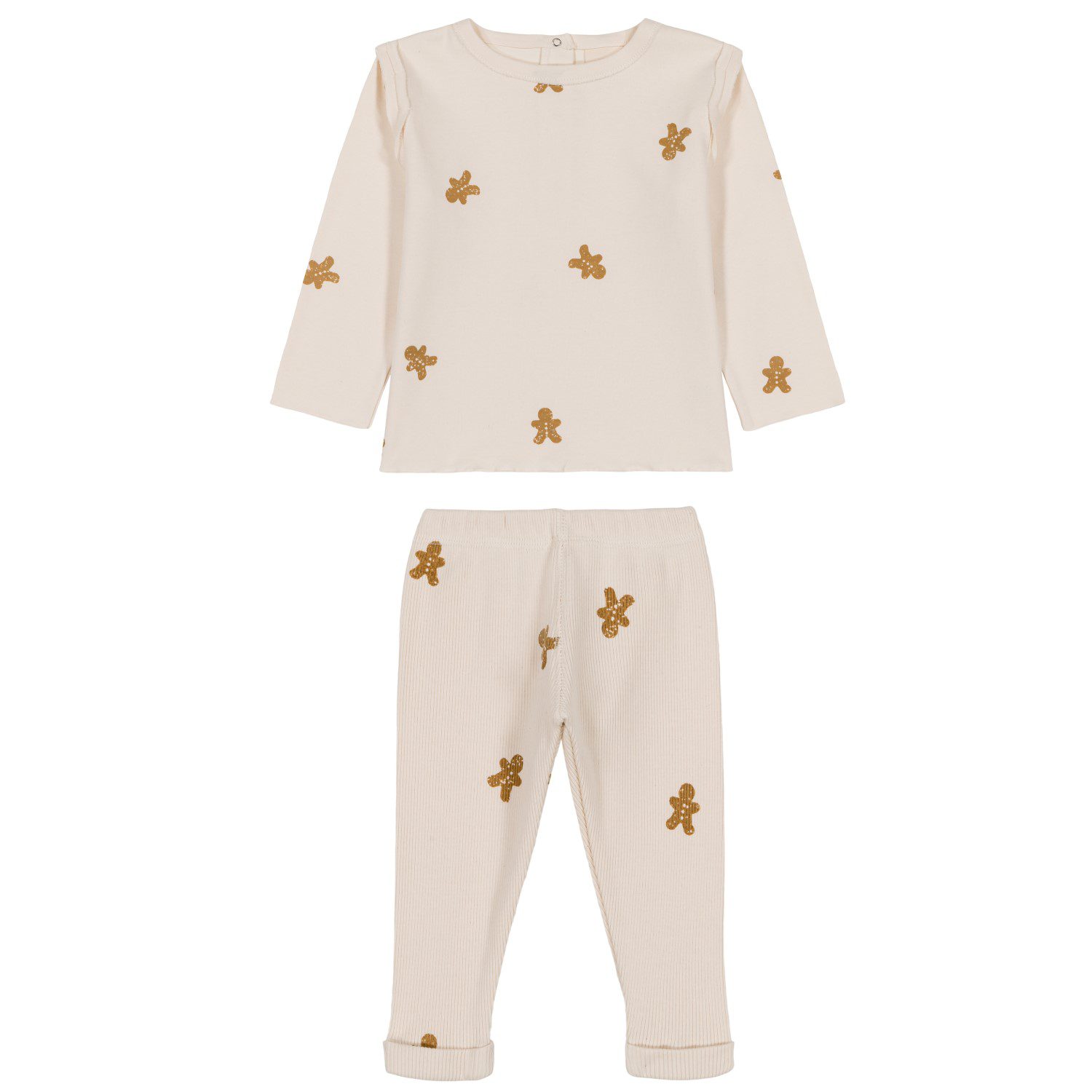 Lala Top & Rom Pom Leggings | Gingerbread