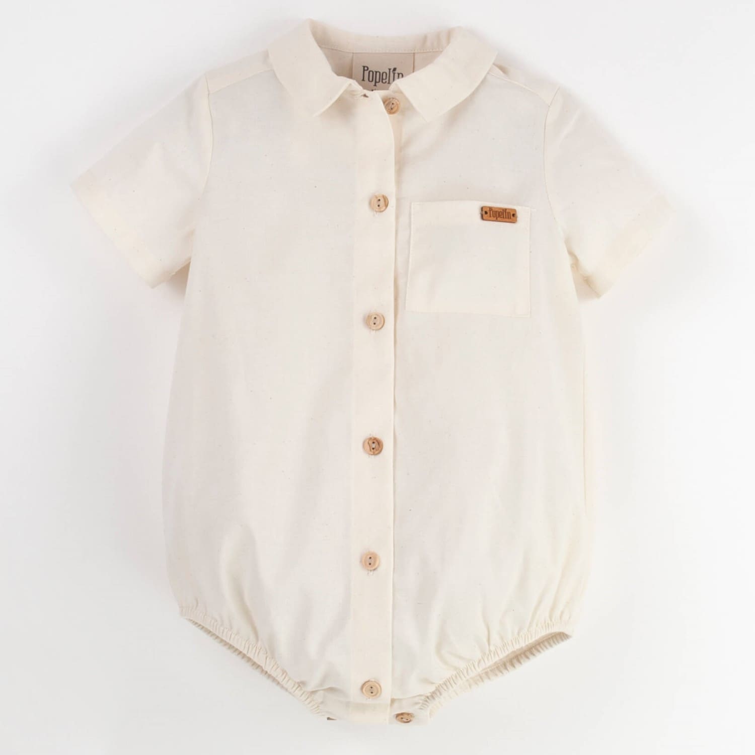 Embroidered striped Dungarees &  Off-white Romper Suit