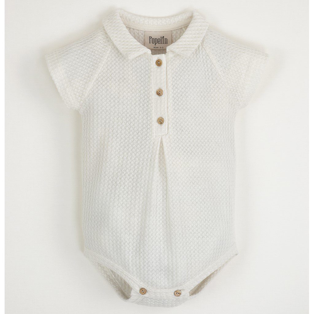 Knitted Romper Suit with Shirt Collar & Dungarees with Removable Straps | Gingham
